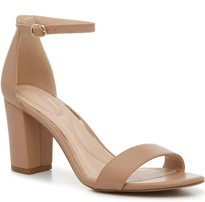 shoes Kelly & Katie Hailee Sandal | Women's | Tan Synthetic | Size 12 | Heels | Sandals | Ankle Strap DSW $35.99