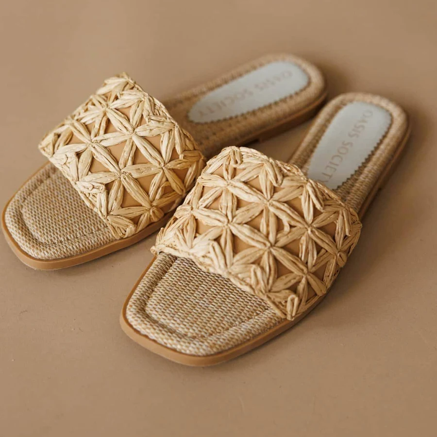 shoes Lane Raffia Dunes Slide Lane 201 Boutique $58