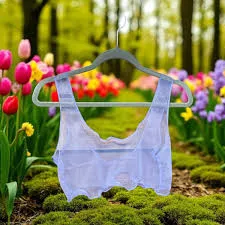 crop top Lavender Chiffon Lingerie Crop Top - Delicate Lettuce Edge Detail Etsy $27