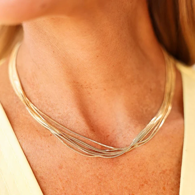 accessory Layered Gold Necklace Ivy House Boutique $28