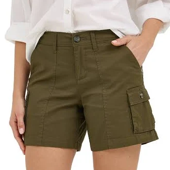 shorts Lee Women's Flex-to-Go Relaxed Fit Cargo Shorts Walmart $12.78