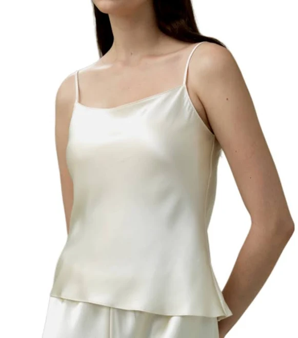 top Lilysilk Women's Double-Faced Silk Charmeuse Camisole Bloomingdale's $87.2