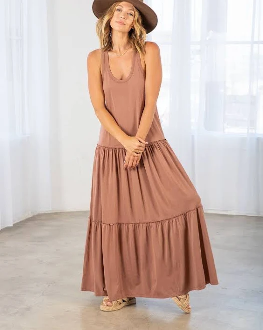 dress Limitless Tiered Maxi Dress Lovestitch $25