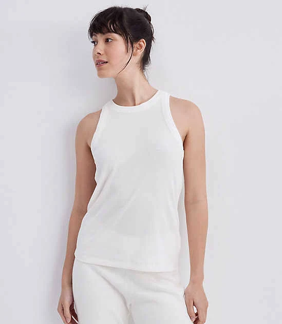 crop top Loft Women's Haven Well Within Organic Cotton Rib Knit Tank Top LOFT $36