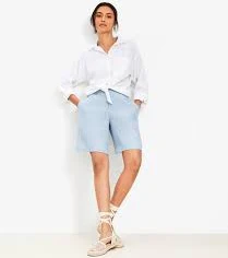 shorts Loft Women's Linen Bermuda Shorts LOFT $23.1