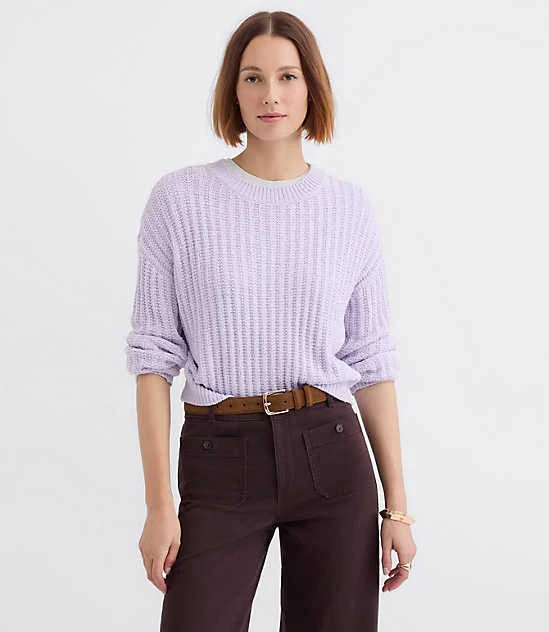 sweater Loft Women's Ribbed Relaxed Sweater LOFT $41.97