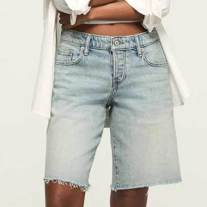 shorts Lucky Brand Women's Baggy Cutoff Denim Shorts Lucky Brand $48.65