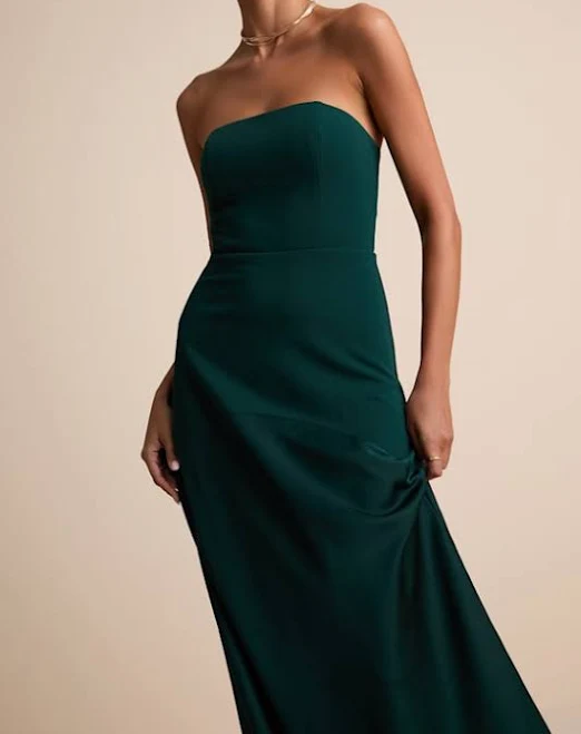 dress Lulus Strapless A-Line Maxi Dress Lulus $99