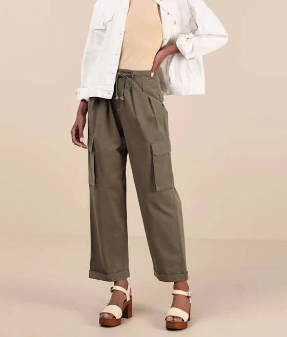 cargo pants Lulus Women's Straight Leg Cargo Pants Lulus $17.4