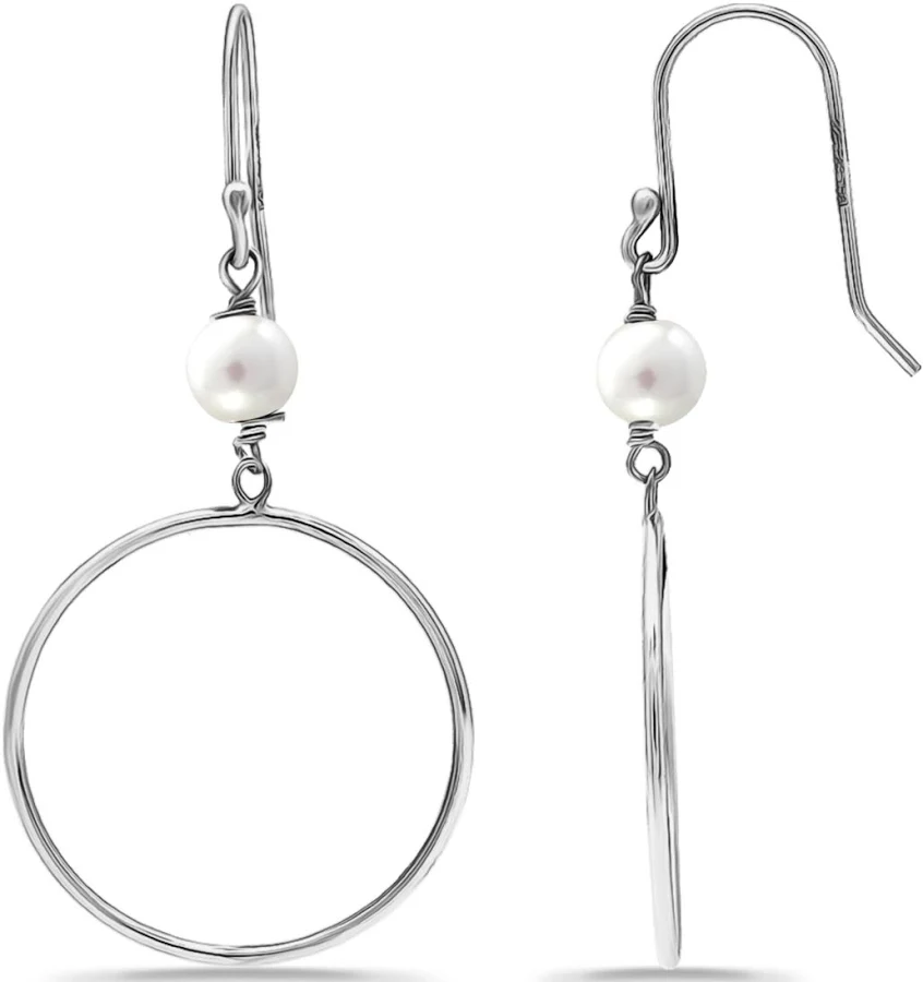 accessory Macy's Women's Cultured Pearl Drop Earrings Macy's $14