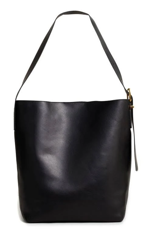 bag Madewell Essential Leather Bucket Tote Nordstrom $198