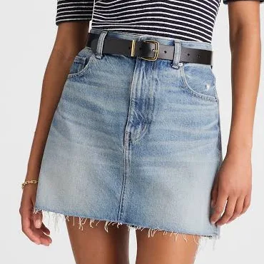 skirt Madewell Women's Raw-Hem Denim Mini Skirt Madewell $69.99