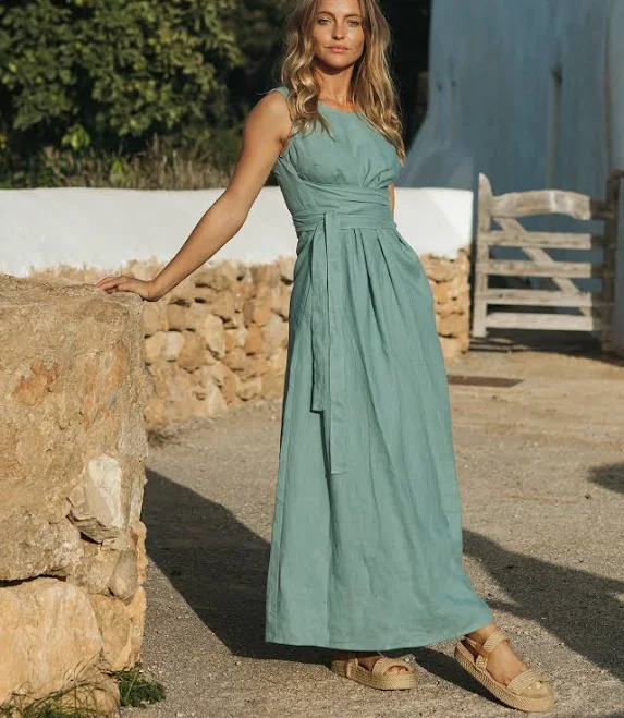 outfit MagicLinen Boracay Linen Dress MagicLinen $129