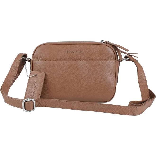 bag Mancini Pebbled Clara Leather Crossbody Bag Macy's $130