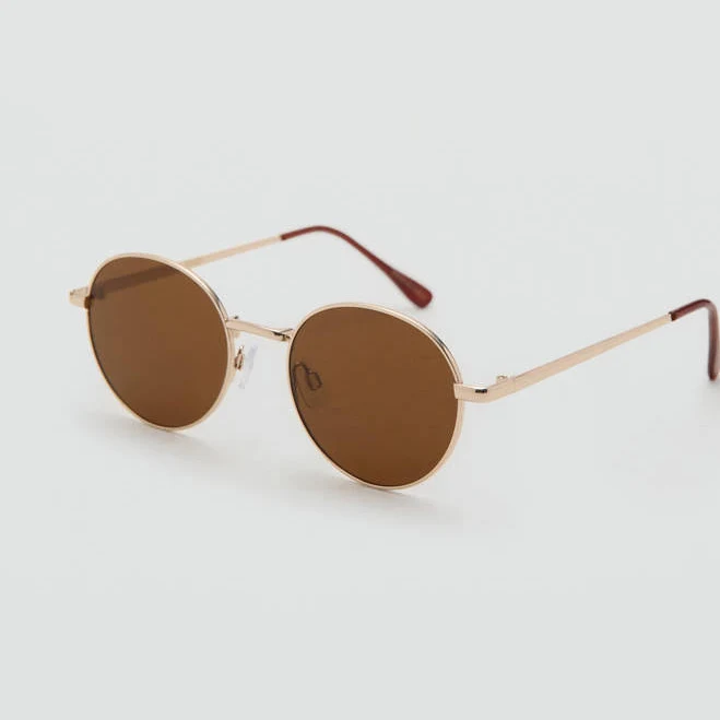 accessory MANGO Round Metal-Frame Sunglasses shop.mango.com $45.99