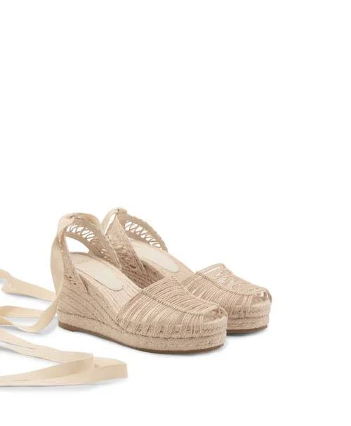 shoes MANGO Women's Strappy Jute Wedge Sandals Nordstrom $139.99