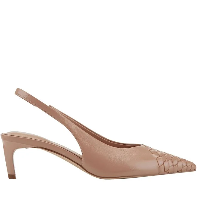 shoes Marc Fisher Women's Rilly Leather Slingback Pumps Marc Fisher $67.49