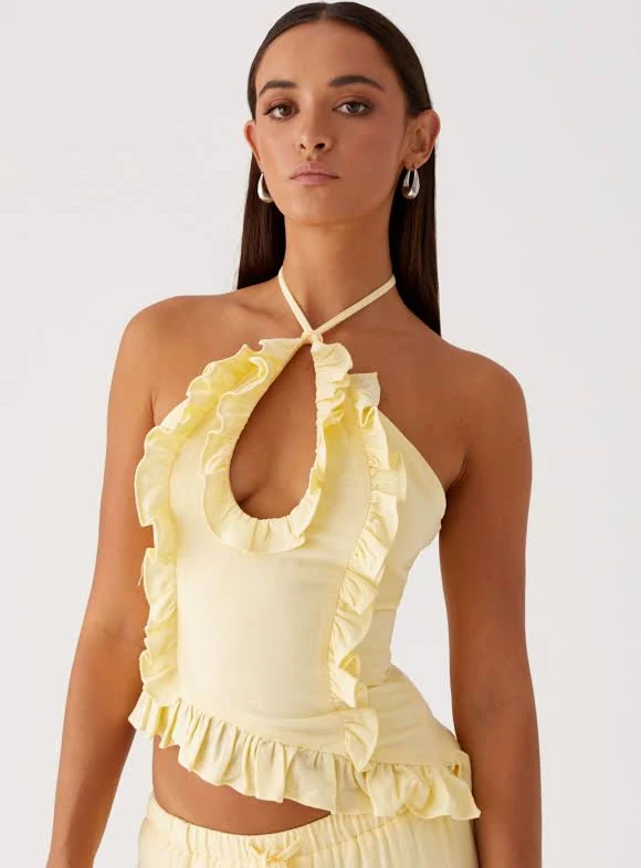 sleeveless top Mariella Linen Top Peppermayo - US $75