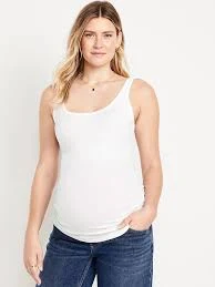top Maternity Scoop-Neck Ribbed Tank Top gap.com $10.19