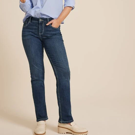jeans maurices Women's Classic Straight Mid Rise Jeans Maurices $20.93