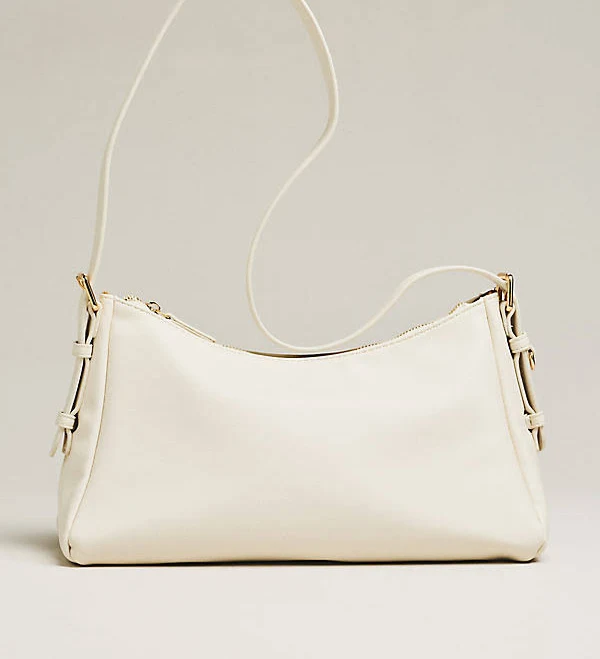 bag Mayka Vegan Leather Shoulder Bag by Melie Bianco in Ivory at Anthropologie Anthropologie $98