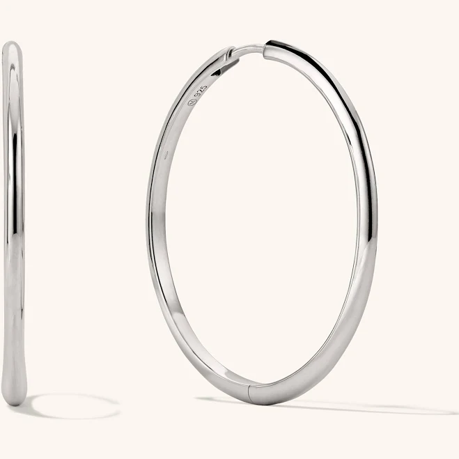 accessory Mejuri Tube Large Hoop Earrings Mejuri $198