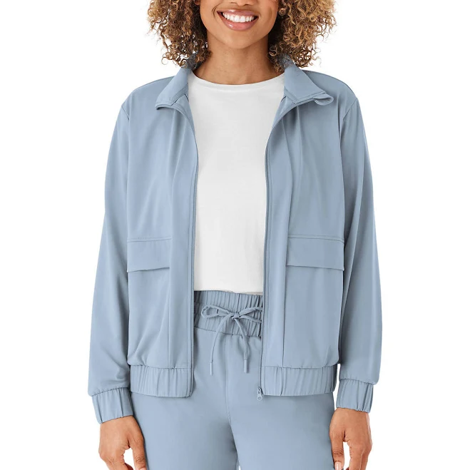 outerwear Members Mark Women's Relaxed Fit Fill-Zip Travel Jacket Sam's Club $18.68