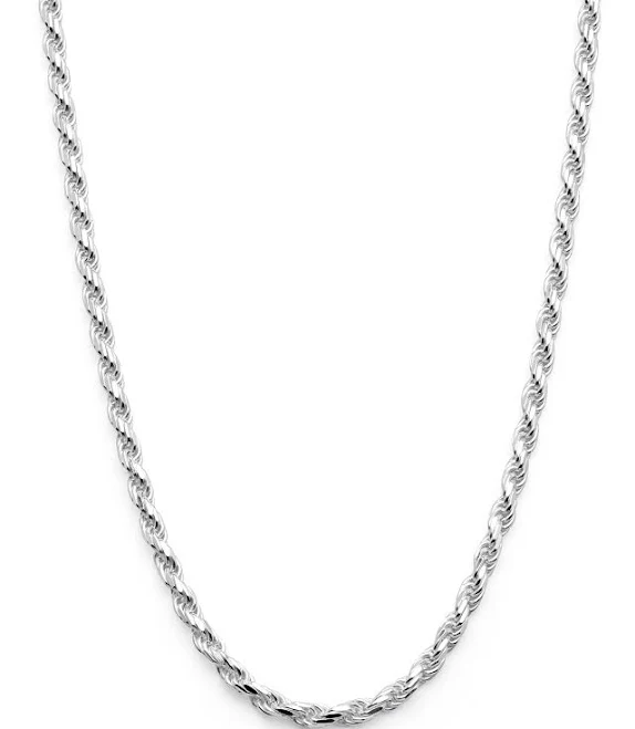 accessory Metal Masters Sterling Silver Italian Rope Chain Metal Masters Co. $78.99
