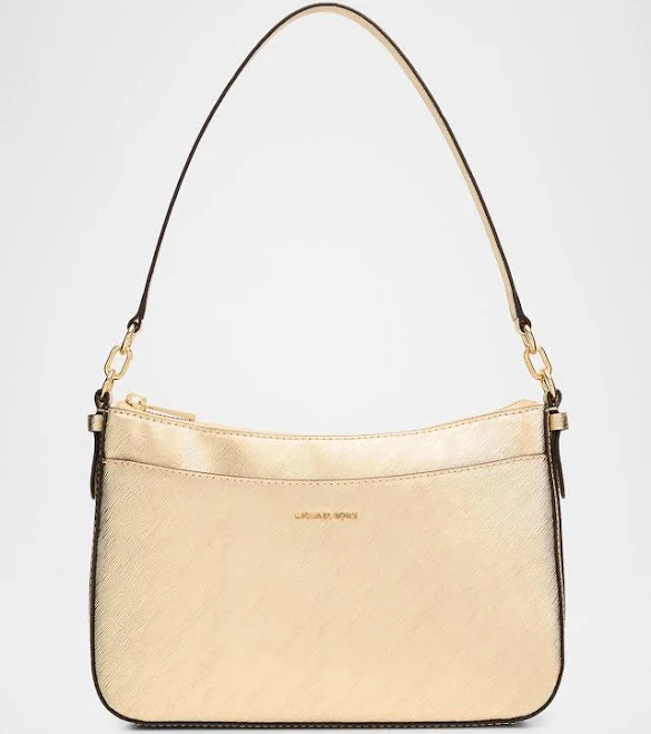 bag Michael Michael Kors Jet Set Medium Metallic Faux Leather Shoulder Bag, Gold, Women's, Handbags & Purses Shoulder Bags Neiman Marcus $228