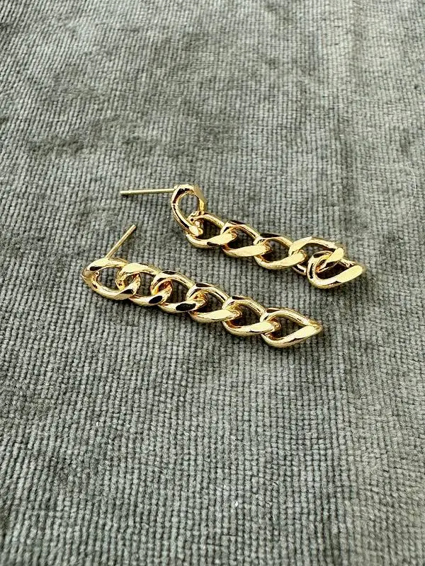 accessory Minimalist Gold Waterfall Earrings Etsy - WinifredandBramble $23.75