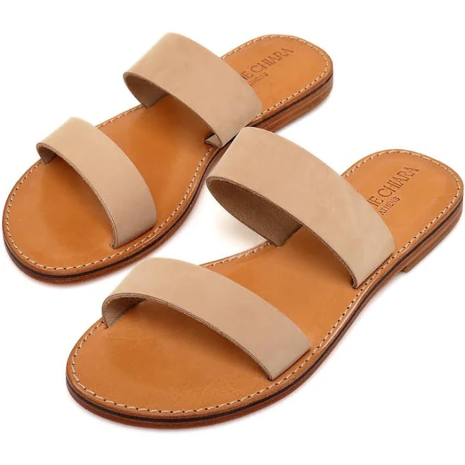 shoes Minimalist Two Strap Leather Sandals Etsy - ChristieChiaraSandal $85.04