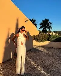 outfit Moni Linen Set (Off White) - M Altalune World $123.35