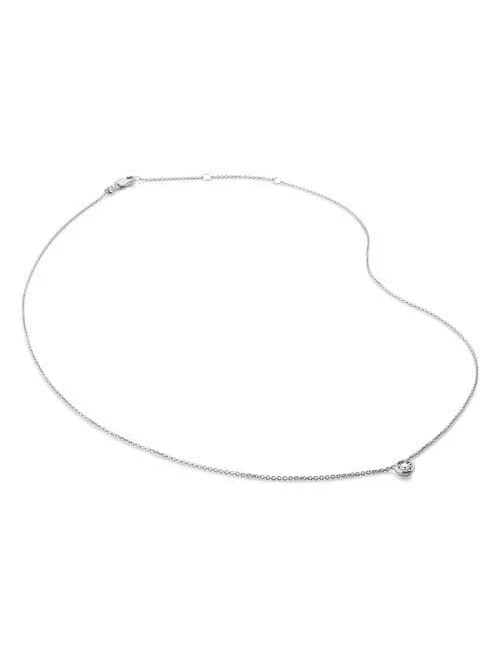 accessory Monica Vinader Women's Sterling Silver Solitaire Diamond Necklace Nordstrom $280