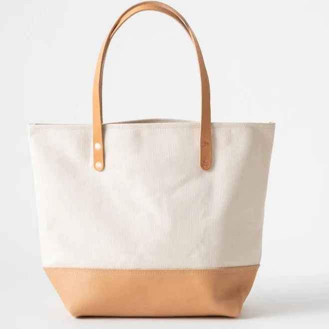 bag Natural Canvas Panel Tote +$25 KMM & Co. $315