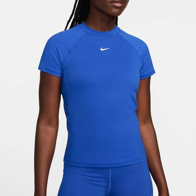 top Nike Women's Pro Dri-FIT Short-Sleeve Top DICK'S Sporting Goods $42