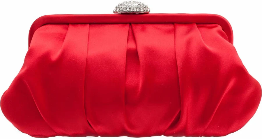 bag Nina Women's Concord Pleated Satin Frame Clutch Nordstrom $75