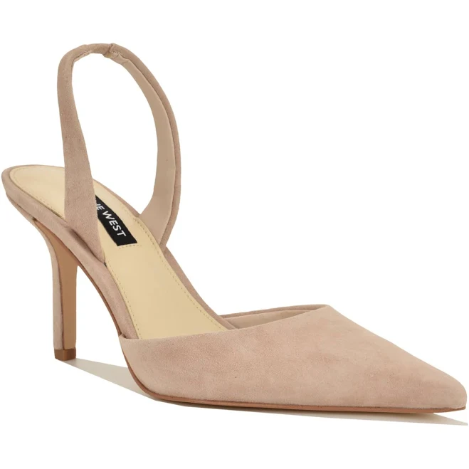 shoes Nine West Women's Paytie Suede Slingback Pumps Macy's $73.5