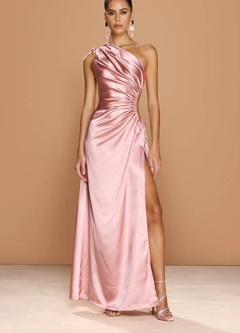 skirt Nour One Shoulder Cut Out Maxi Dress sonya.moda $99.67