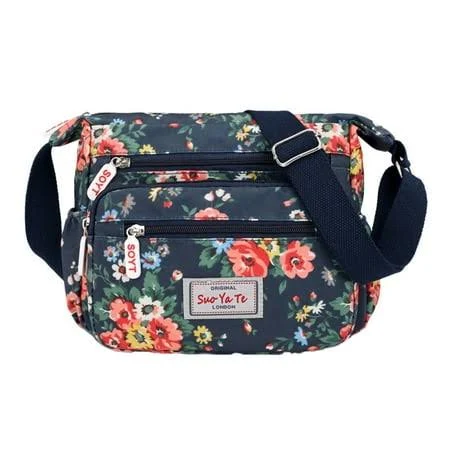 bag Nylon Floral Crossbody Bag Walmart - ZTTDPRODUCTS $18.63