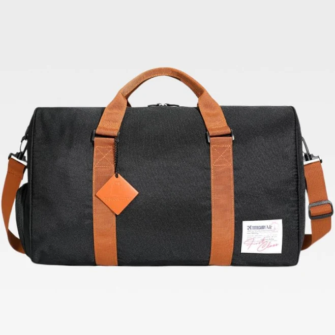 bag Nylon Traveler Duffle Bag in Black Tote&Carry $50