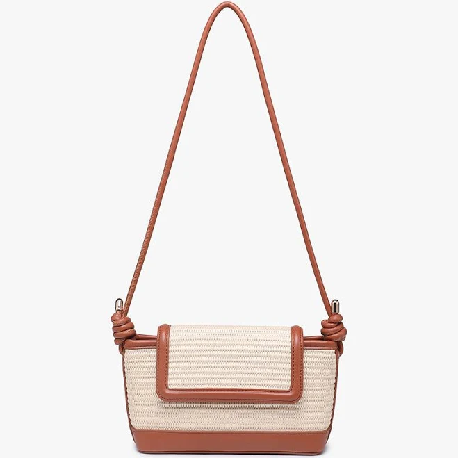bag Oaklynn Vegan Straw Crossbody Jen & Co. $39.38
