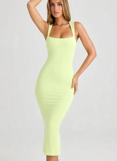 dress Oh Polly Ainslee square neck midaxi dress Oh Polly US $68