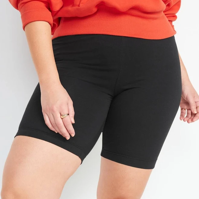 biker shorts Old Navy Women's High-Waisted 8-Inch Biker Shorts Old Navy $8