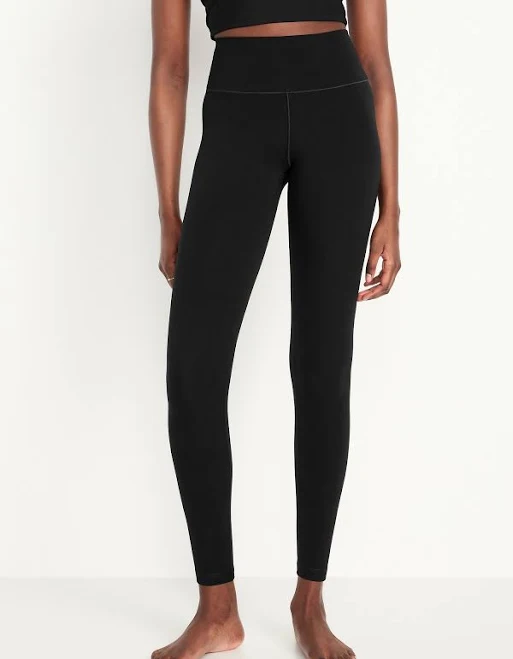 bottoms Old Navy Women's High-Waisted Studiosmooth Full-Length Leggings Old Navy $19.99