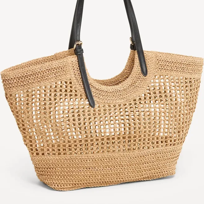 bag Old Navy Women's Open-Weave Straw Tote Bag Old Navy $31.49