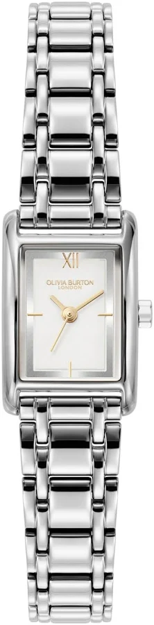 accessory Olivia Burton Women's Mini Grove Rectangular Stainless Steel Bracelet Watch Macy's $165