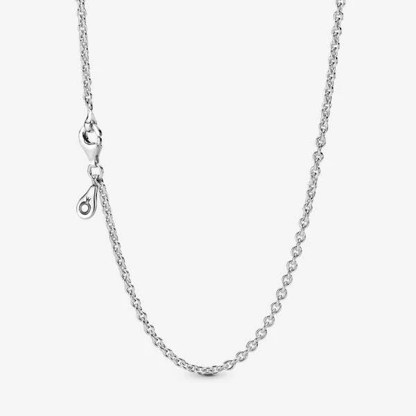 accessory Pandora Sterling Silver Liquid Silver Cable Chain Necklace Pandora Jewelry $55
