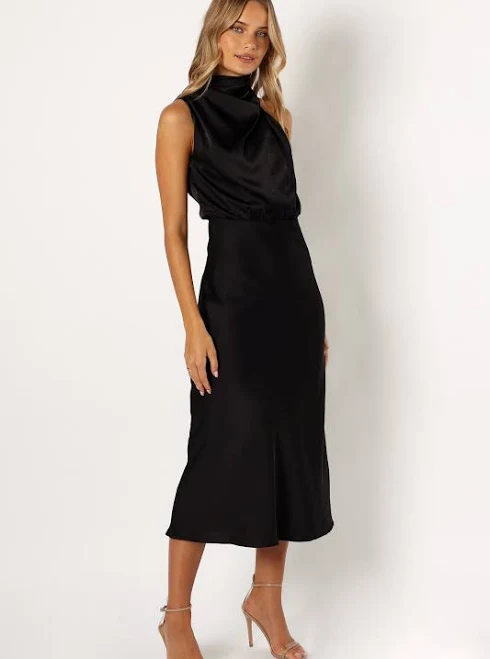 cocktail dress Petal & Pup Women's Dresses Petal Pup Anabelle Halter Neck Midi Dress Petal & Pup USA $79