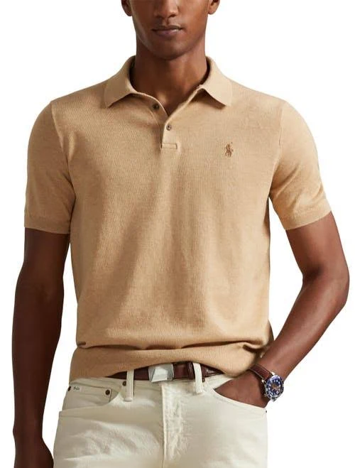 top Polo Ralph Lauren Men's Cotton Sweater Polo Nordstrom $125