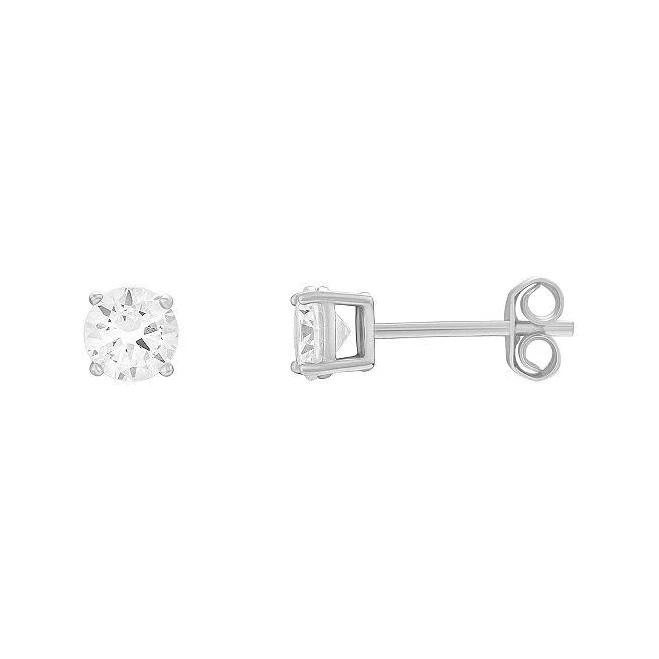 accessory Primrose Women's Sterling Silver Cubic Zirconia Stud Earrings Kohl's $8.5